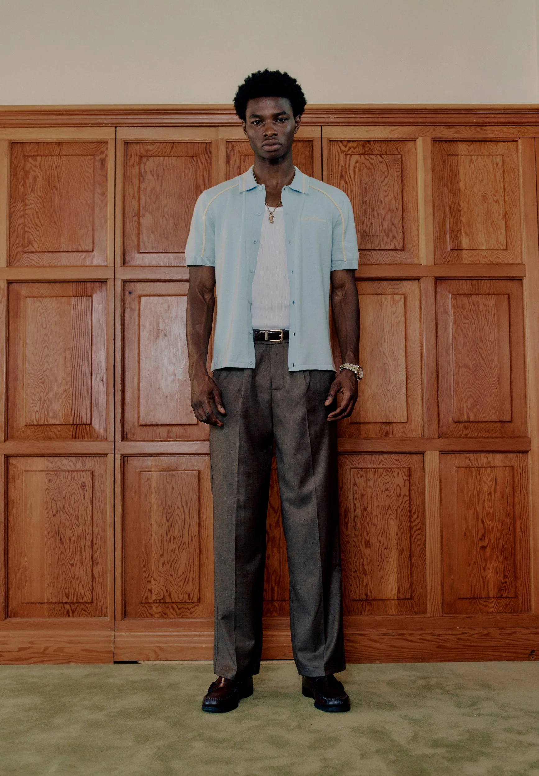 BUTTON DOWN KNITTED POLO - Image 2