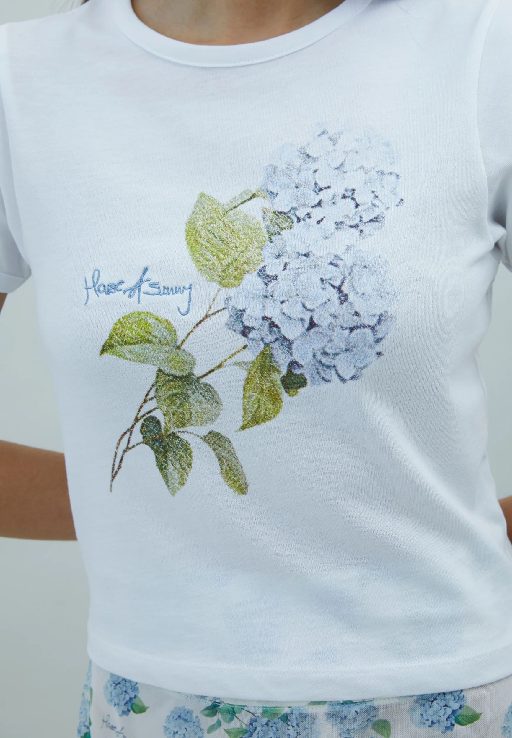 HYDRANGEA BABY TEE - Image 2
