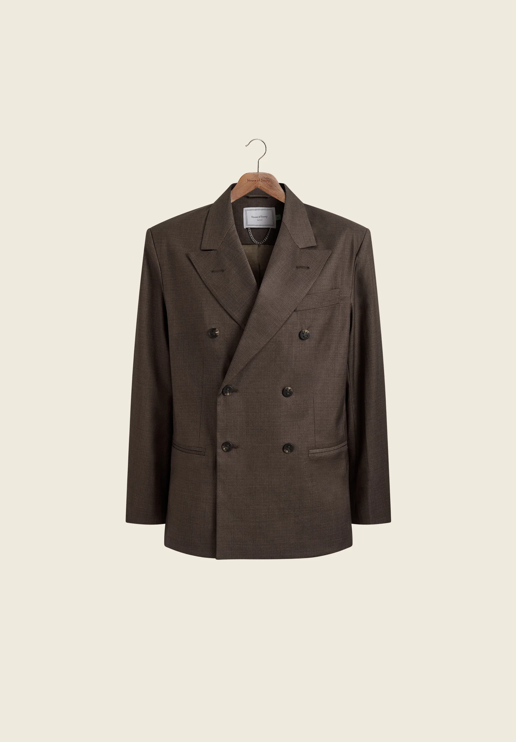 DOUBLE BREASTED SUIT JACKET