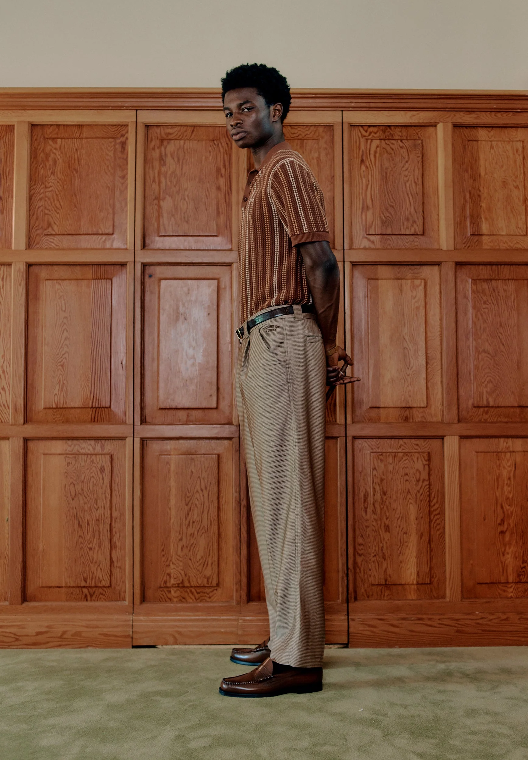 STRIPE KNITTED POLO - Image 4