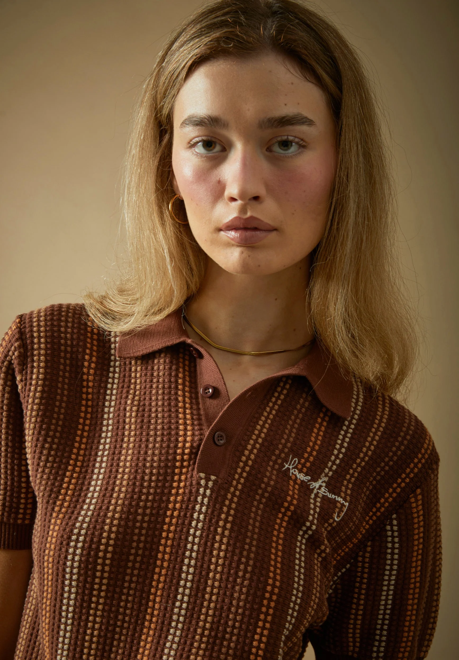 STRIPE KNITTED POLO - Image 4