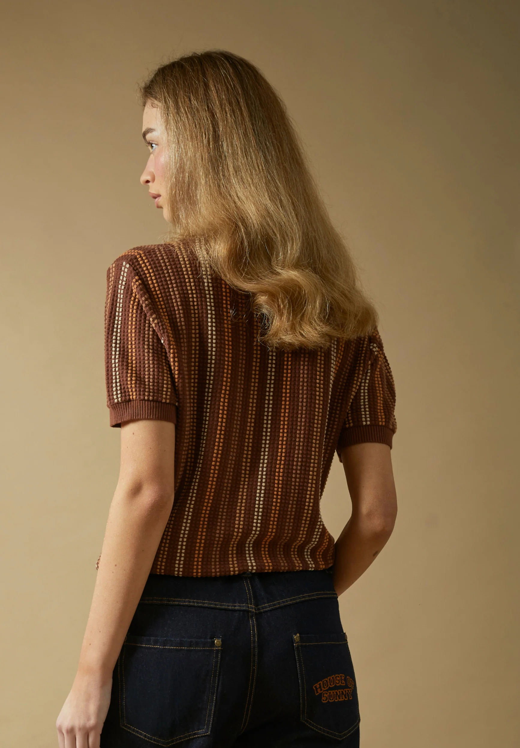 STRIPE KNITTED POLO - Image 6