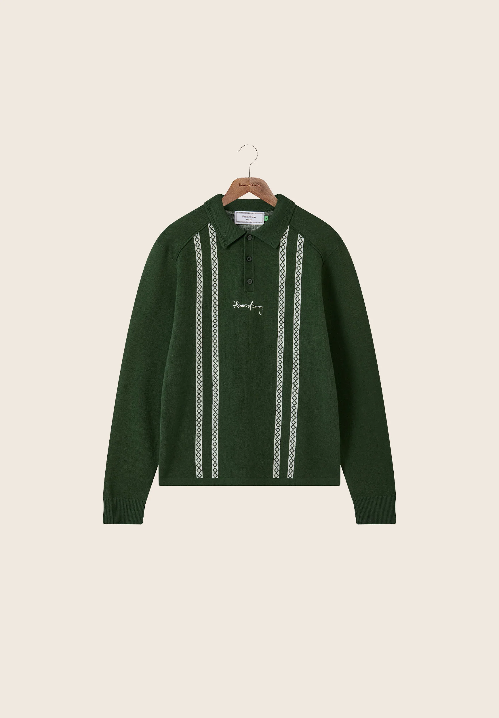STRIPE KNITTED RUGBY SHIRT