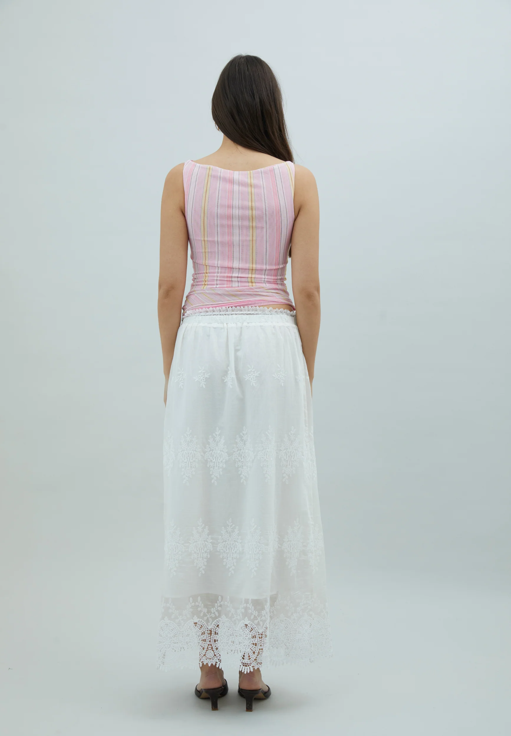 STRIPED MESH TOP - Image 5